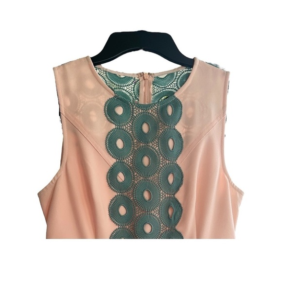 ESLEY, NWOT, WOMENS, SLEEVELESS DRESS. ROUND NECK, BANDED WAIST. SIZE S - Picture 3 of 7